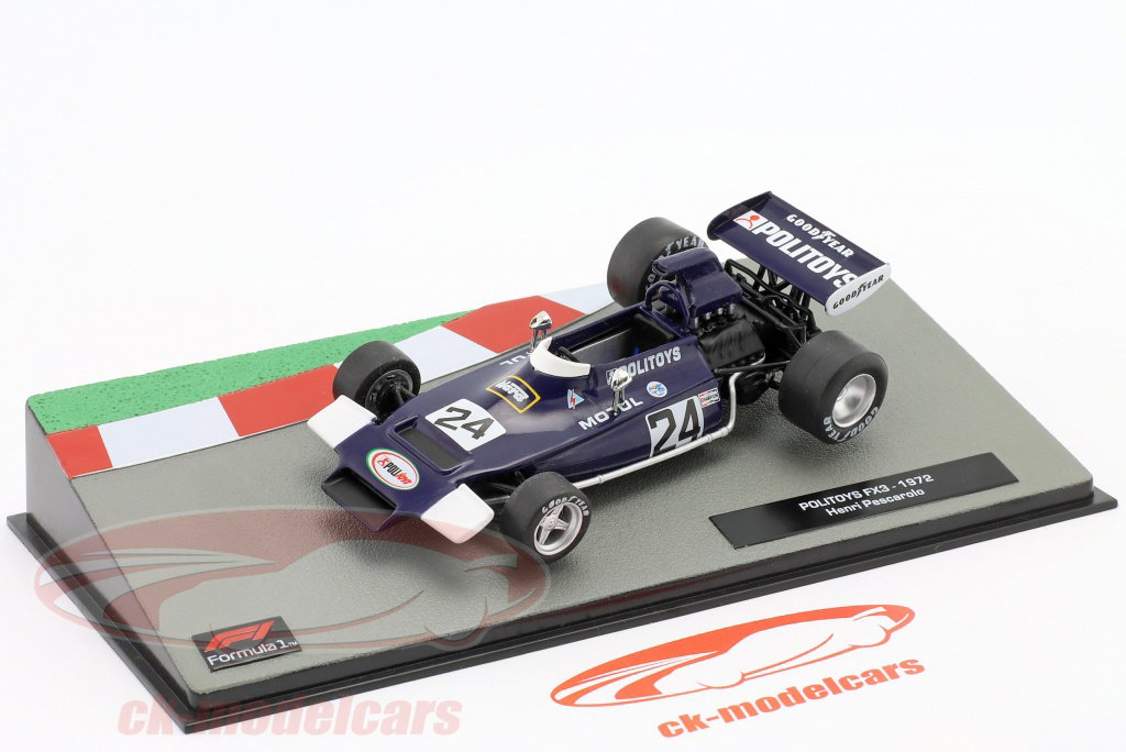 Altaya 1:43 Henri Pescarolo Politoys FX3 #24 formula 1 1972