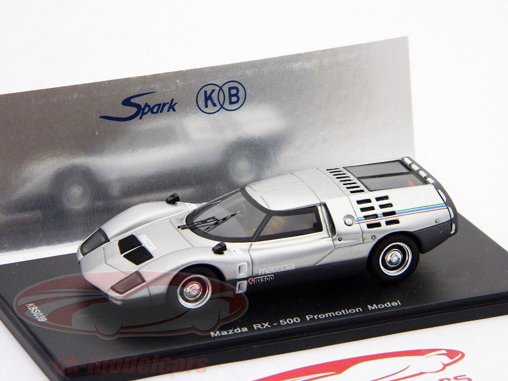 ミニカー　Mazda RX-500 promotion model Spark 1:43 Mazda RX - 500 Promotion Model silver KBS039