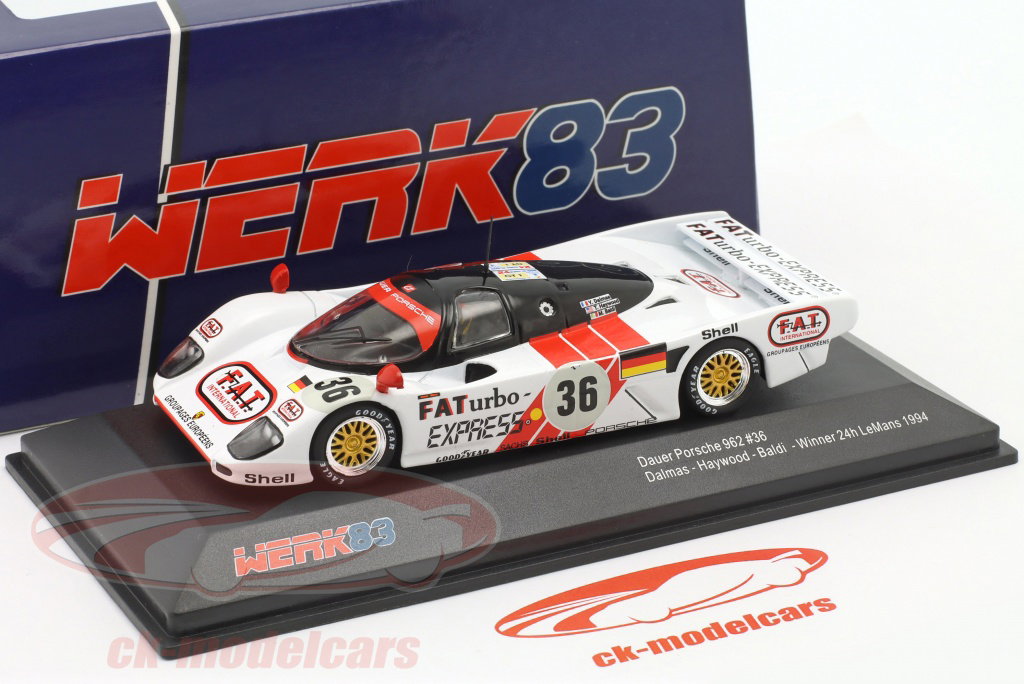 WERK83 1:43 Dauer Porsche 962 #36 Winner 24h LeMans 1994 Dalmas