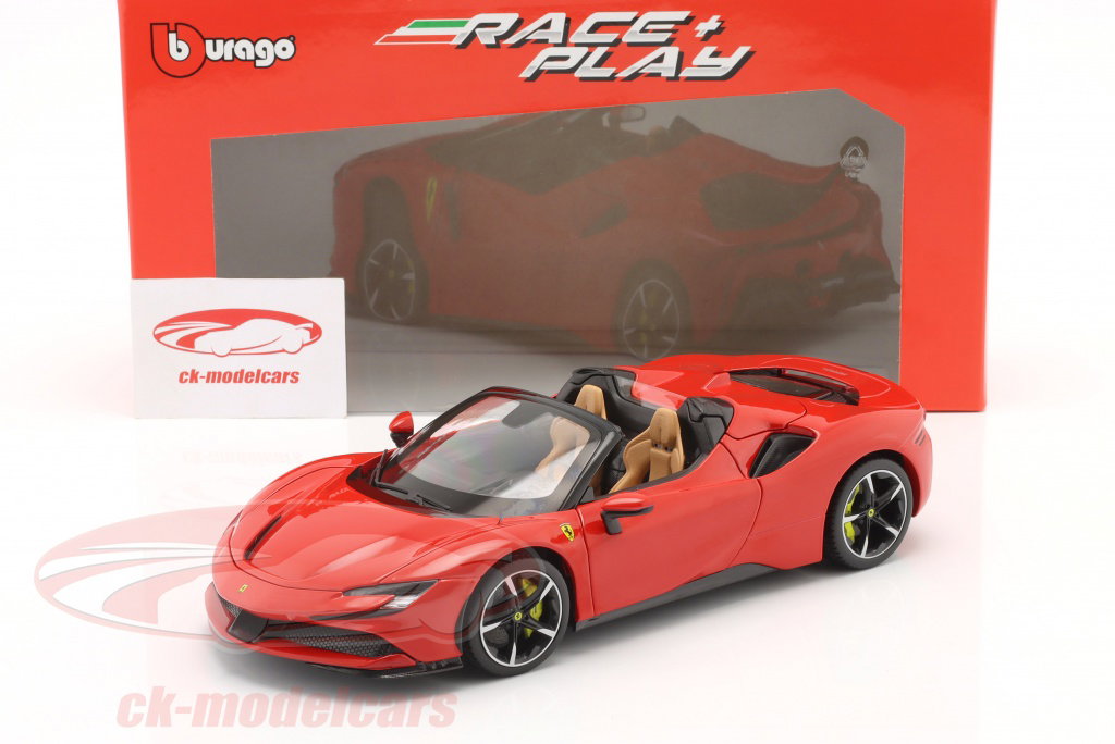 Bburago 1:18 Ferrari SF90 Spider year 2021 red 18-16016 model car