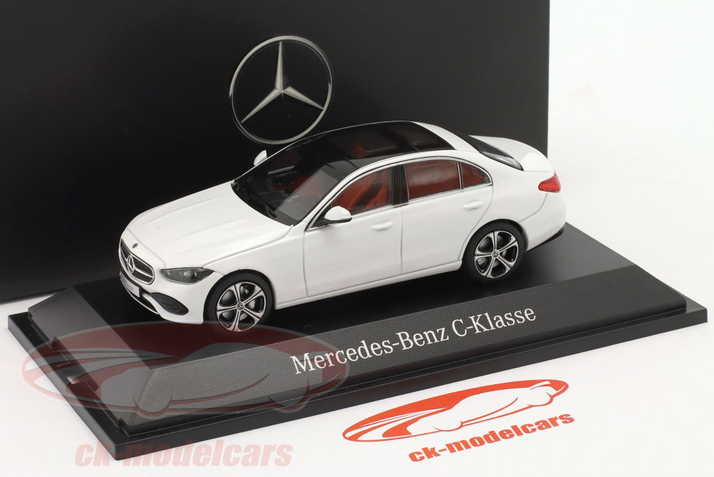 メルセデスベンツ CクラスW206 1/43ミニカー 白 ケース未開封