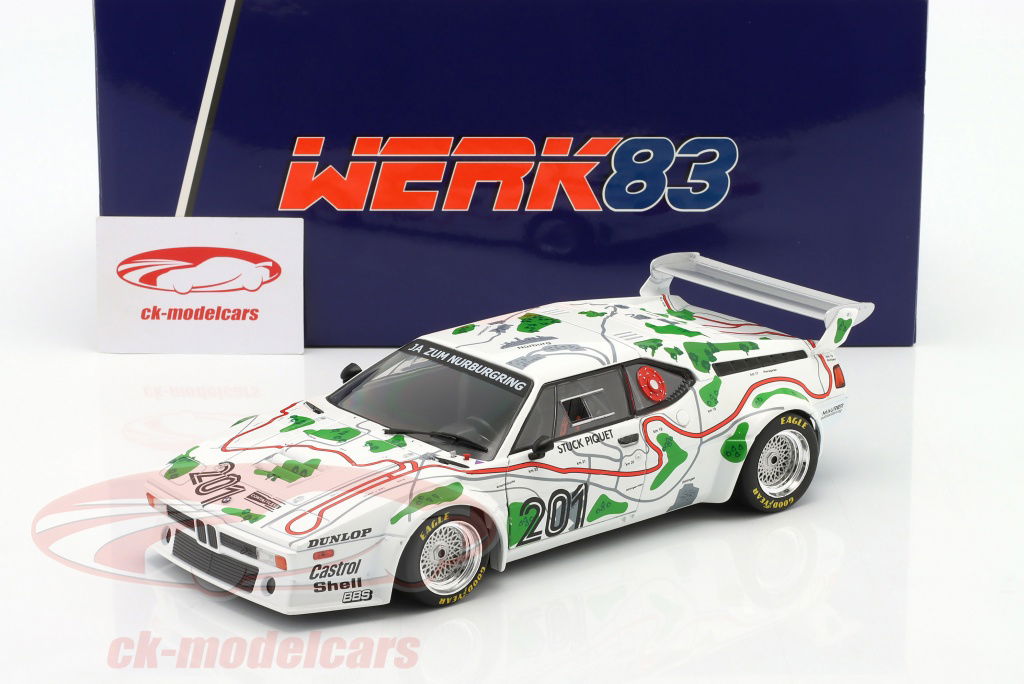 ミニカー BMW M1 Procar WERK83 1:18 BMW M1 Procar #201 3rd 1000km Nürburgring 1980 Stuck