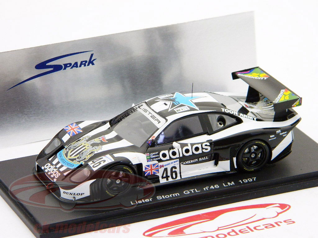 Spark 1:43 Lister Storm GTL #46 24h LeMans 1997 Bailey