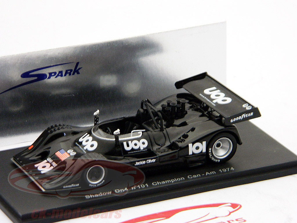 Spark 1:43 J. Oliver Shadow Dn4 #101 Champion Can-Am 1974 S1120