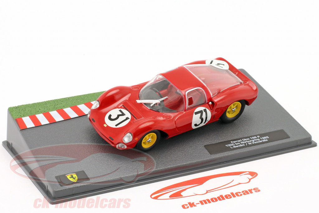 Altaya 1:43 Ferrari Dino 166 P #31 1000km Nürburgring 1965 Bandini