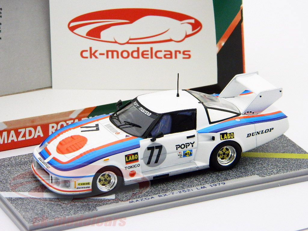 Spark 1:43 Mazda RX-7-252i #77 24h LeMans 1979 MC7905 model