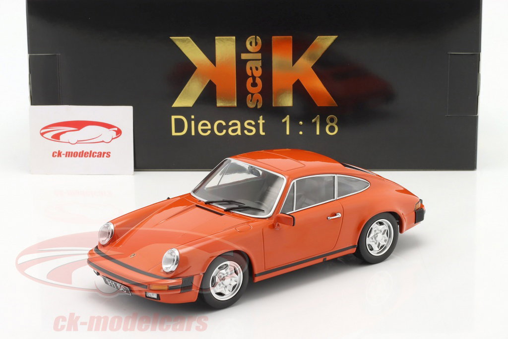 KK-Scale 1:18 Porsche 911 SC Coupe year 1978 orange KKDC180801