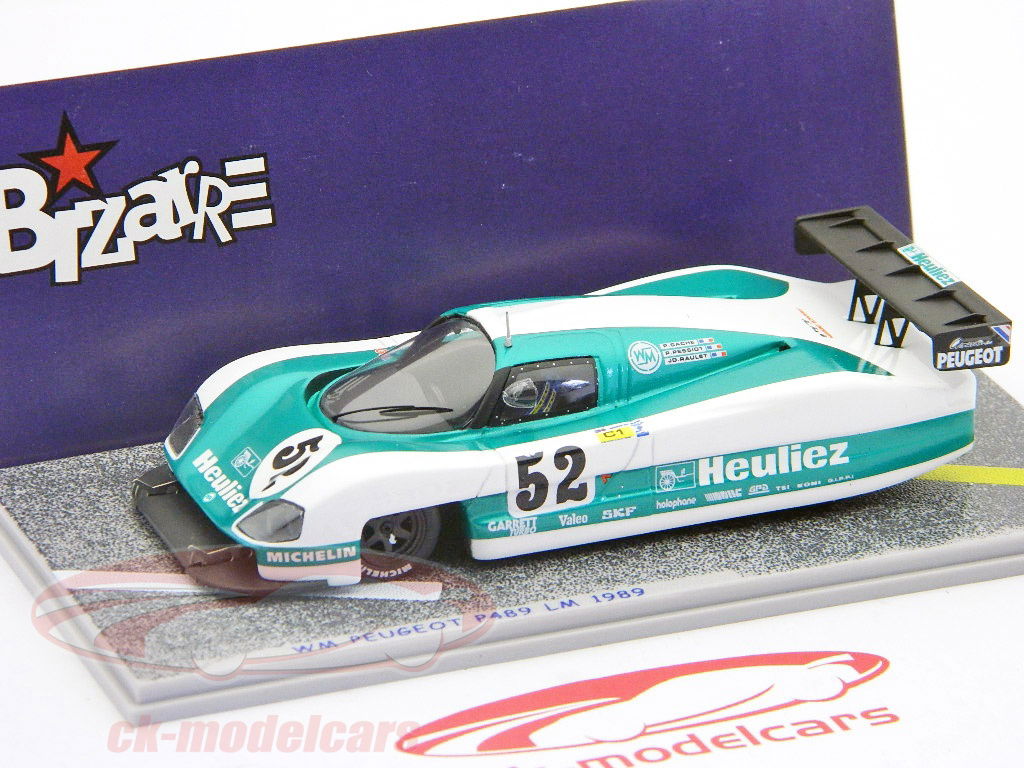 Spark 1:43 Peugeot WM P489 #52 24h LeMans 1989 Gache / Pessiot