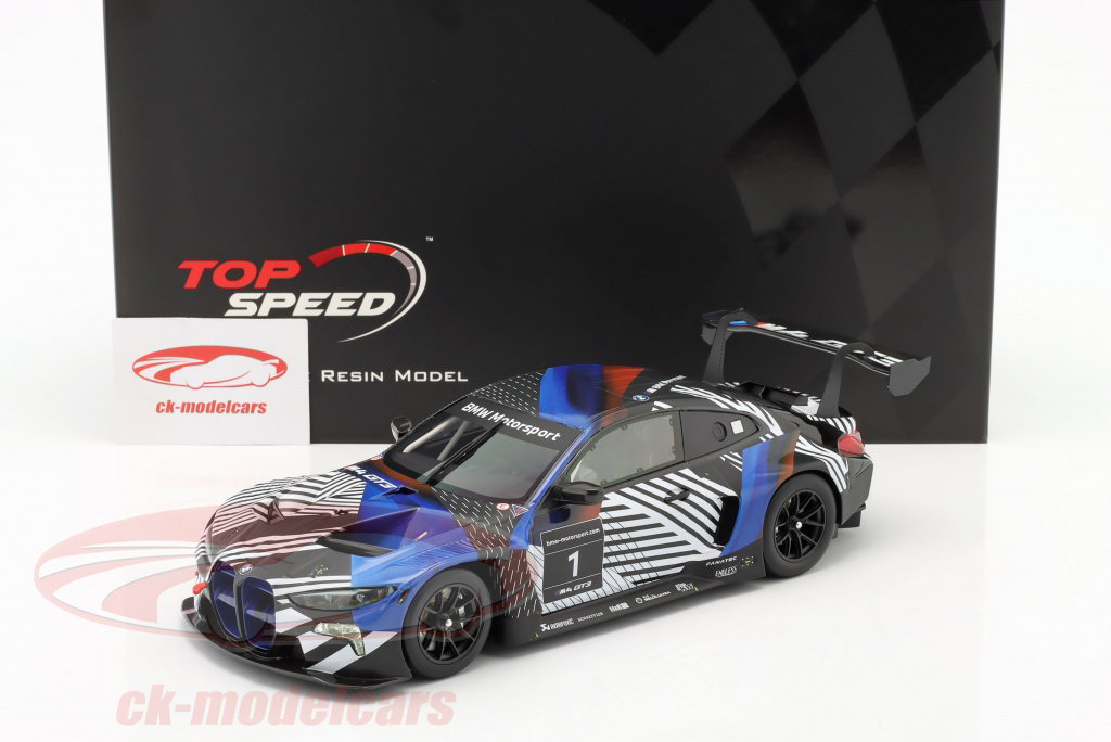 True Scale 1:18 BMW M4 GT3 (G82) #1 Test Car Version 1 TS0370