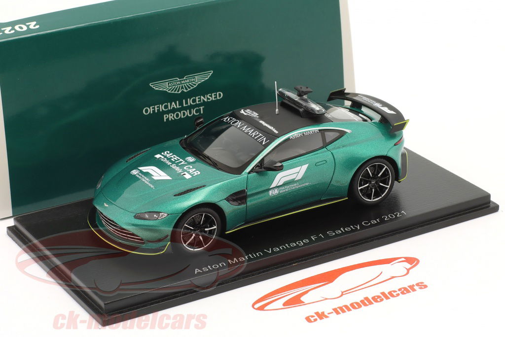 ミニカー Aston Martin Vantage Safety Car 2021 Model car Safety car Aston Martin Vantage, 1:43 Spark