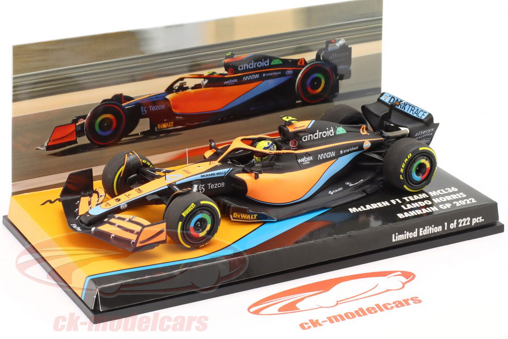 新品】ミニカー<br> 1/43 マクラーレン F1 チーム MCL36 ランド
