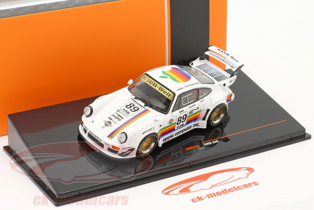 Ixo 1:43 Porsche 911 (930) RWB Apple #89 white MOC318 model