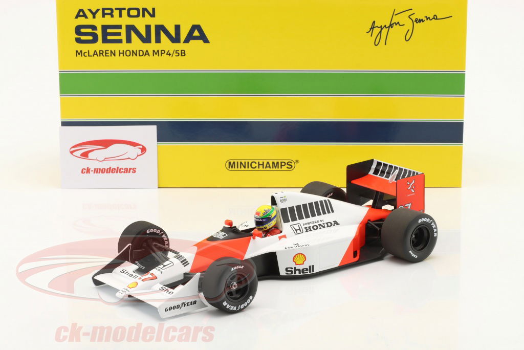 Minichamps 1:18 Ayrton Senna McLaren MP4/5B #27 formula 1