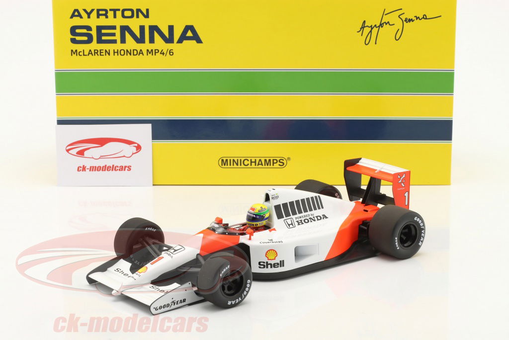 【絶版 レア】McLAREN MP4/6 AYRTON SENNA (限定品) 絶版 レア】McLAREN MP4/6 AYRTON SENNA (限定品) ミニカー
