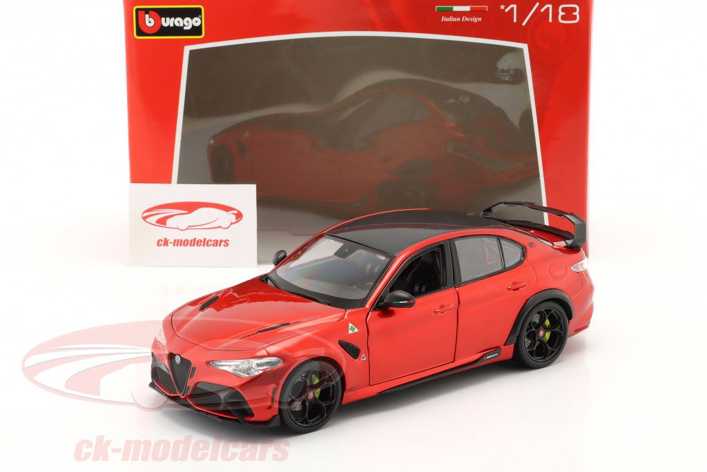 Bburago 1:18 Alfa Romeo Giulia GTAm year 2020 gta red
