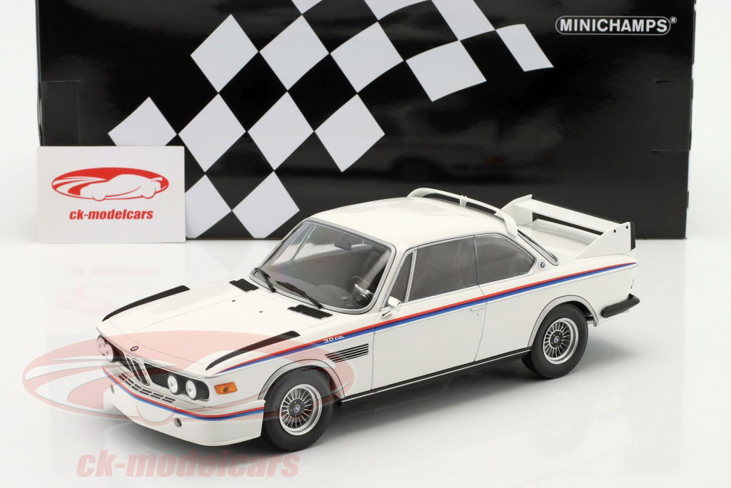 Minichamps 1:18 BMW 3.0 CSL (E9) year 1973 white 155028136