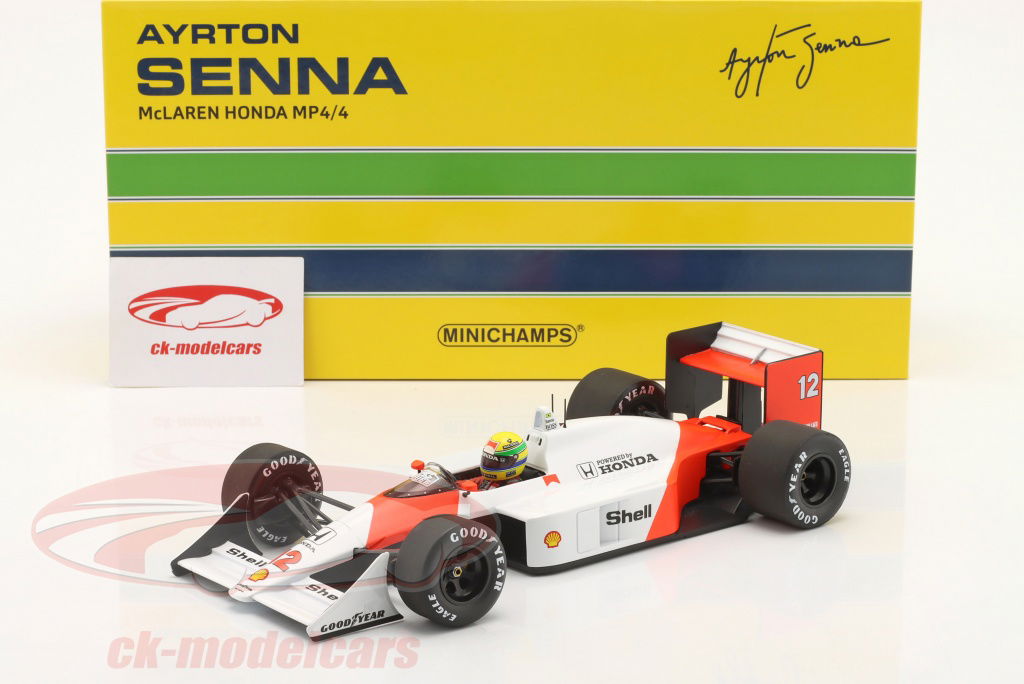 Minichamps 1:18 Ayrton Senna McLaren MP4/4 #12 formula 1