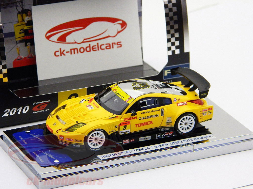 EBBRO 1/43スケール GT300 SLS GTR 911 CR-Z Ebbro 1:43 Mercedes-Benz SLS Super GT300 #62 test Okayama