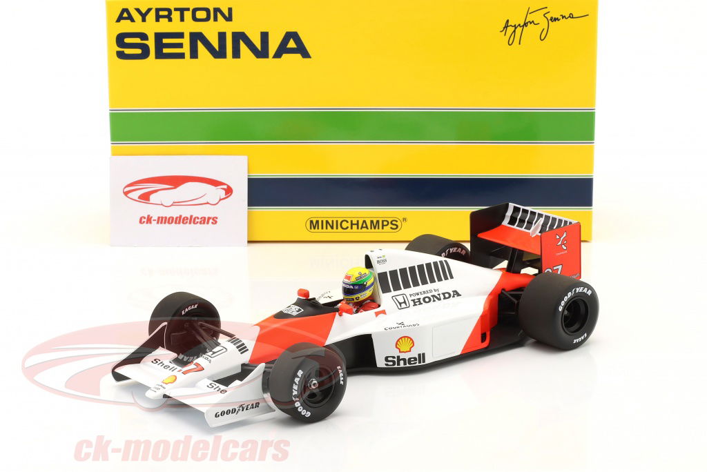 Minichamps 1:18 Ayrton Senna McLaren MP4/5B #27 formula 1
