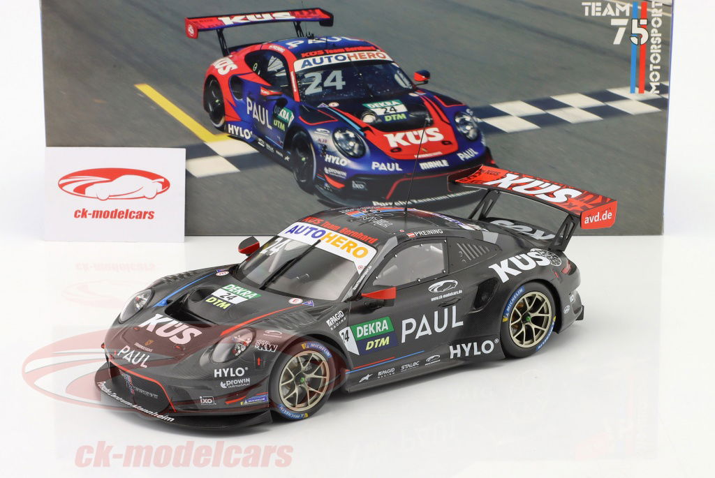 1/18 ixo ポルシェ 911 GT3 R プレシーズンテスト DTM 22 Ixo 1:18 Porsche 911 GT3 R #24 Pre Season Test DTM 2022 KÜS Team75