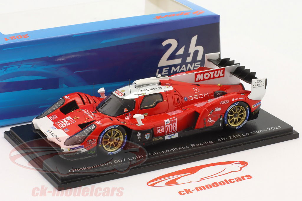 ミニカー Spark 1/43 Glickenhaus 007 LMH Spark 1:43 Glickenhaus 007 LMH #708 4th 24h LeMans 2021