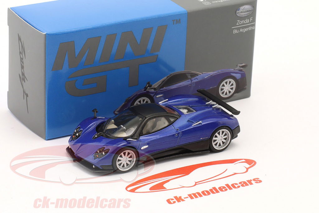True Scale 1:64 Pagani Zonda F LHD argentina blue MGT00408L
