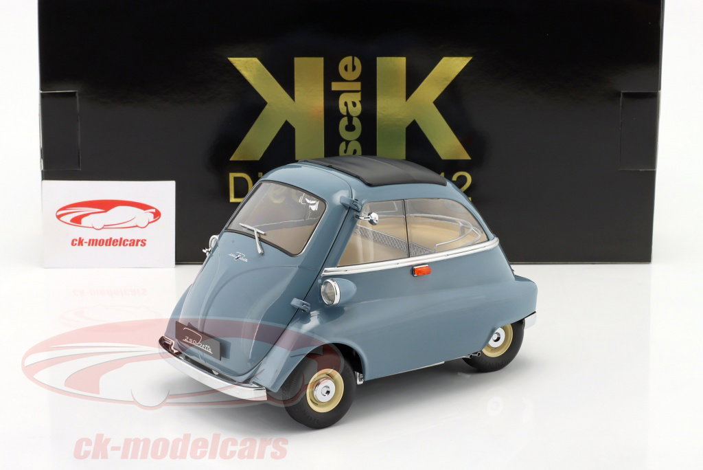 　イセッタ　1／12モデル KK-Scale 1:12 BMW 250 Isetta 建設年 1959 青灰色 KKDC120046 モデル