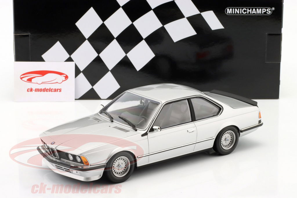 Minichamps 1:18 BMW 635 CSi year 1982 silver metallic 155028107