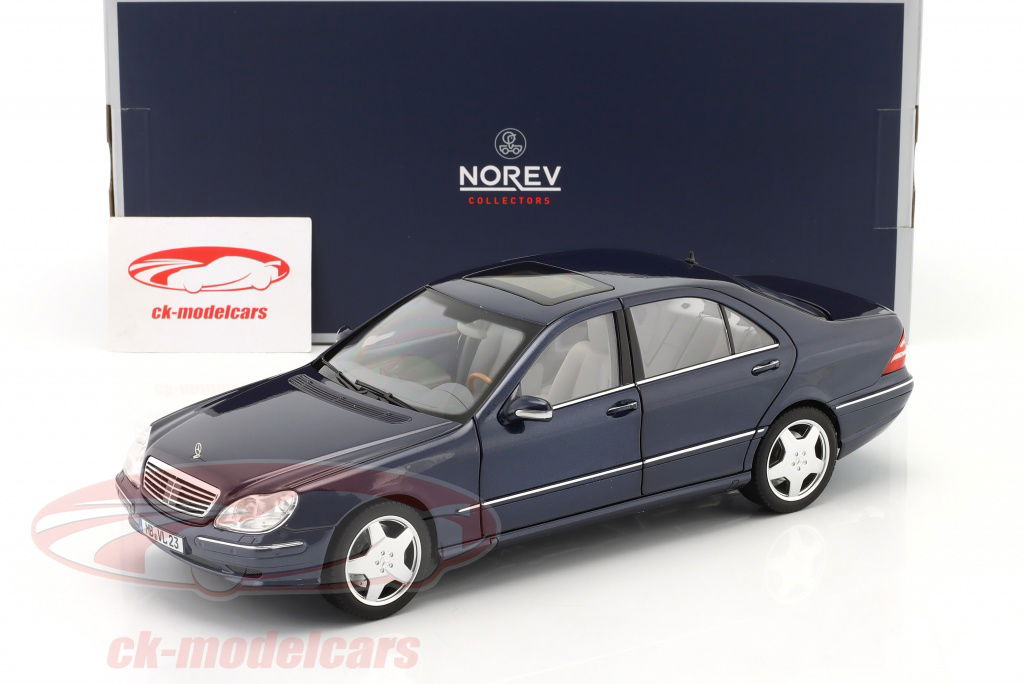 Norev 1:18 Mercedes-Benz S55 (W220) AMG year 2000 blue