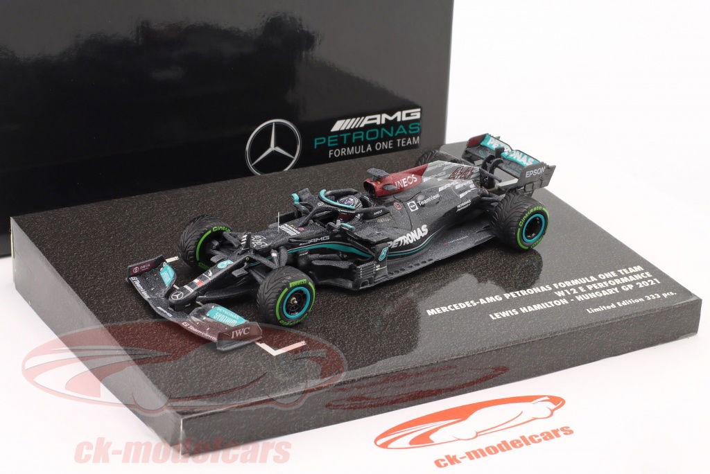 1/43 メルセセス AMG F1 W12 L.ハミルトン 100勝目記念BOX Amazon | 1/43 ミニチャンプス メルセデス AMG F1 W12 ルイス