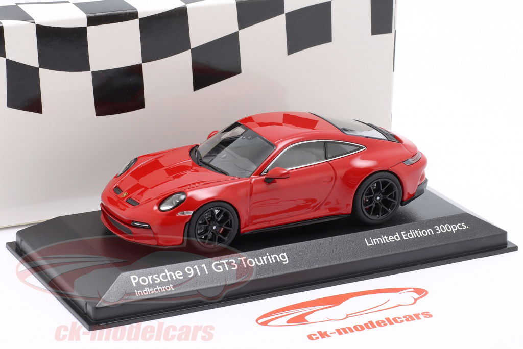 Minichamps 1:43 Porsche 911 (992) GT3 Touring 2021 indisch rot