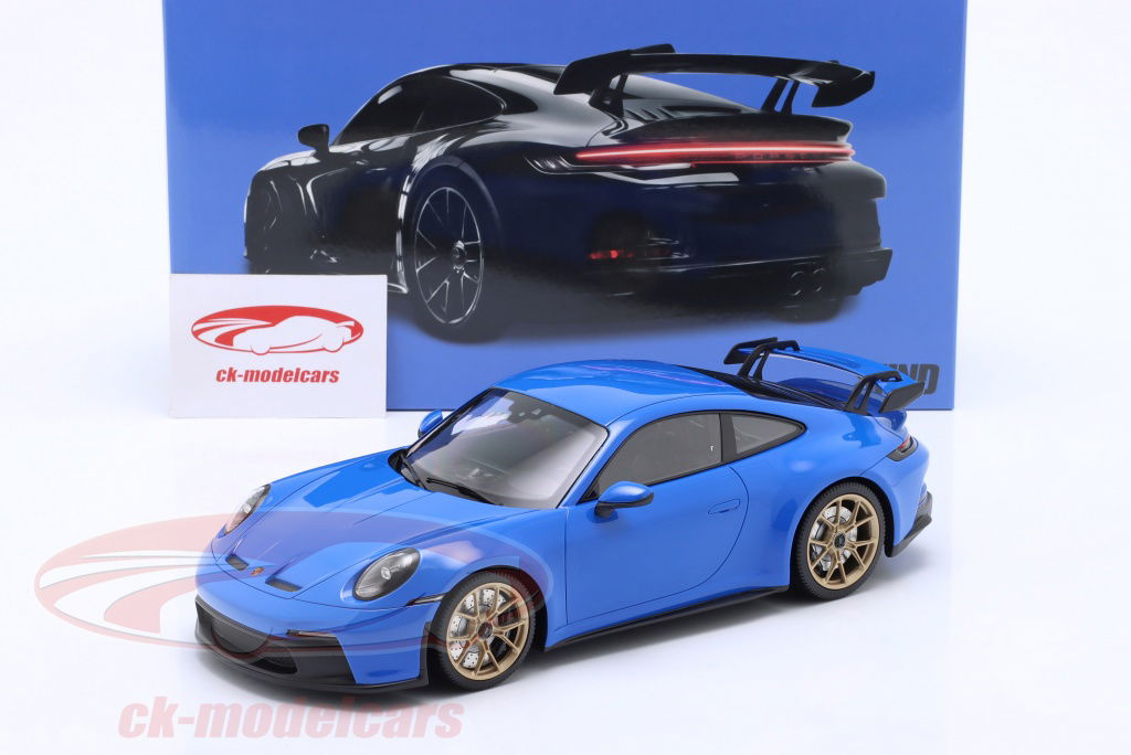Minichamps 1:18 Porsche 911 (992) GT3 2021 shark blue