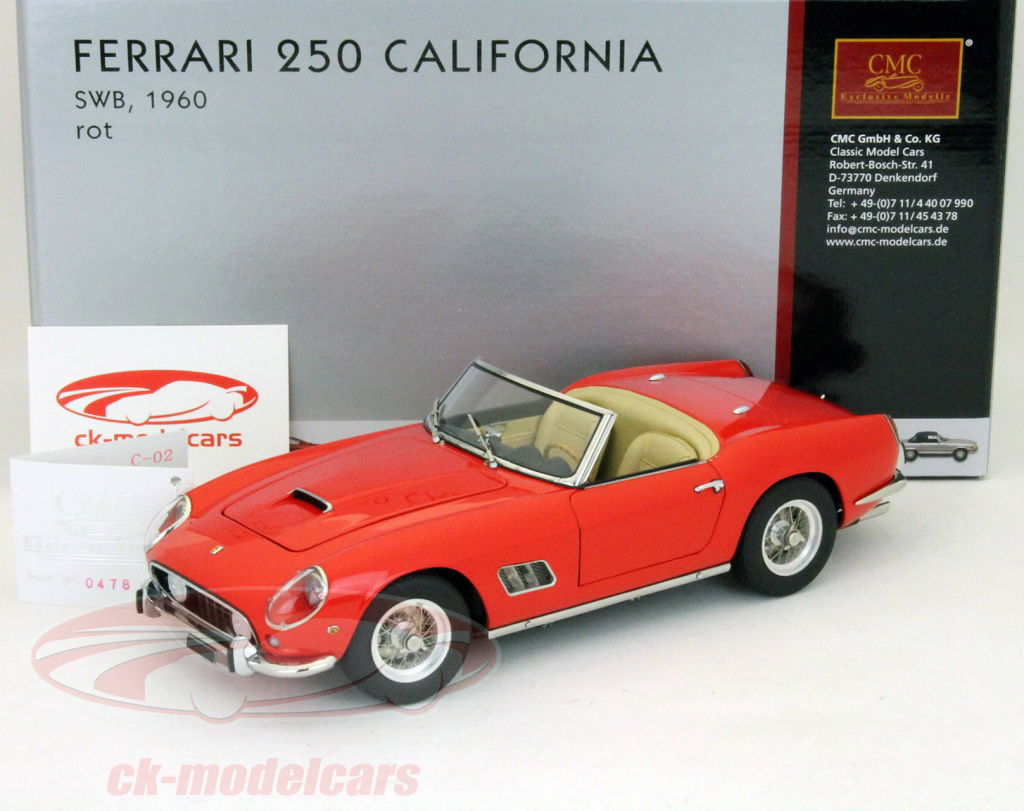 Ferrari 250 California SWB 1960 1/18 その他 1/18 Tecnomodel 1960 Ferrari 250 GT California SWB (Giallo