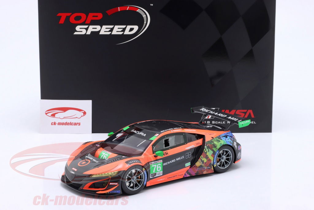 True Scale 1:18 Acura NSX GT3 Evo #76 IMSA 2021 Compass