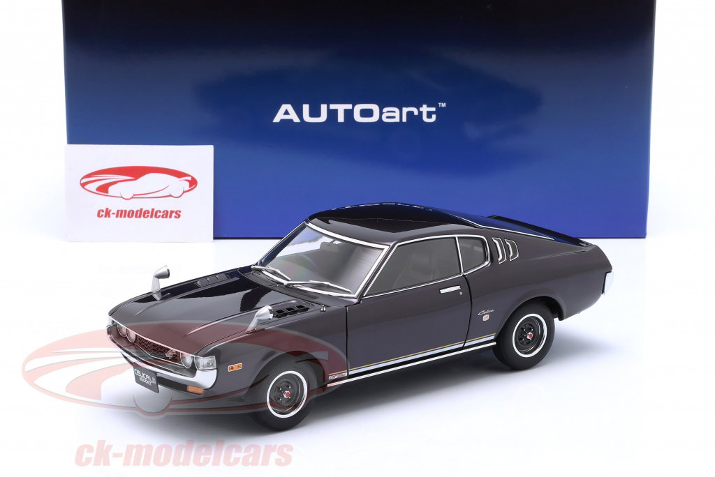 AUTOart 1:18 Toyota Celica Liftback 2000GT (RA25) 1973 dark purple