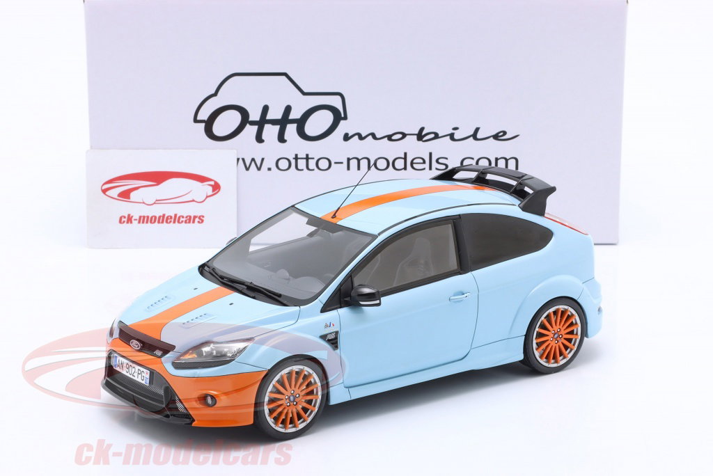 FORD FOCUS RS 2010 bleu gulf Le Mans 1/18 MINICHAMPS 100080068 voiture miniature | UK