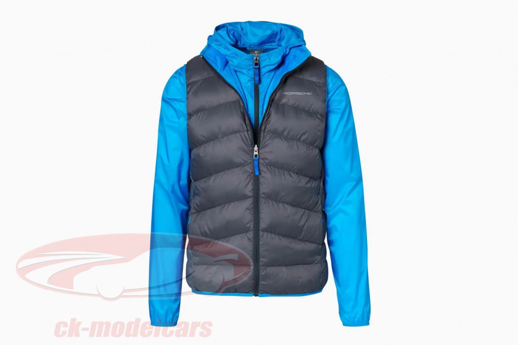 Porsche Herren 2-in-1 Jacke Weste GT3 Kollektion grau blau