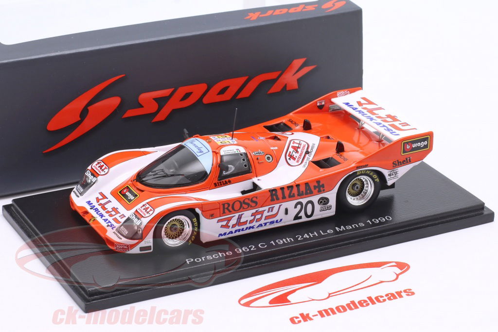 Spark 1:43 Porsche 962C #20 24h LeMans 1990 Team Davey S9881