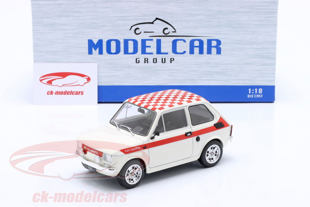 MCG 1/18 フィアット 126 アバルト 1972 (ホワイト) MCG Model Car Group Fiat 126 Abarth White 1972 1/18 MCG18325