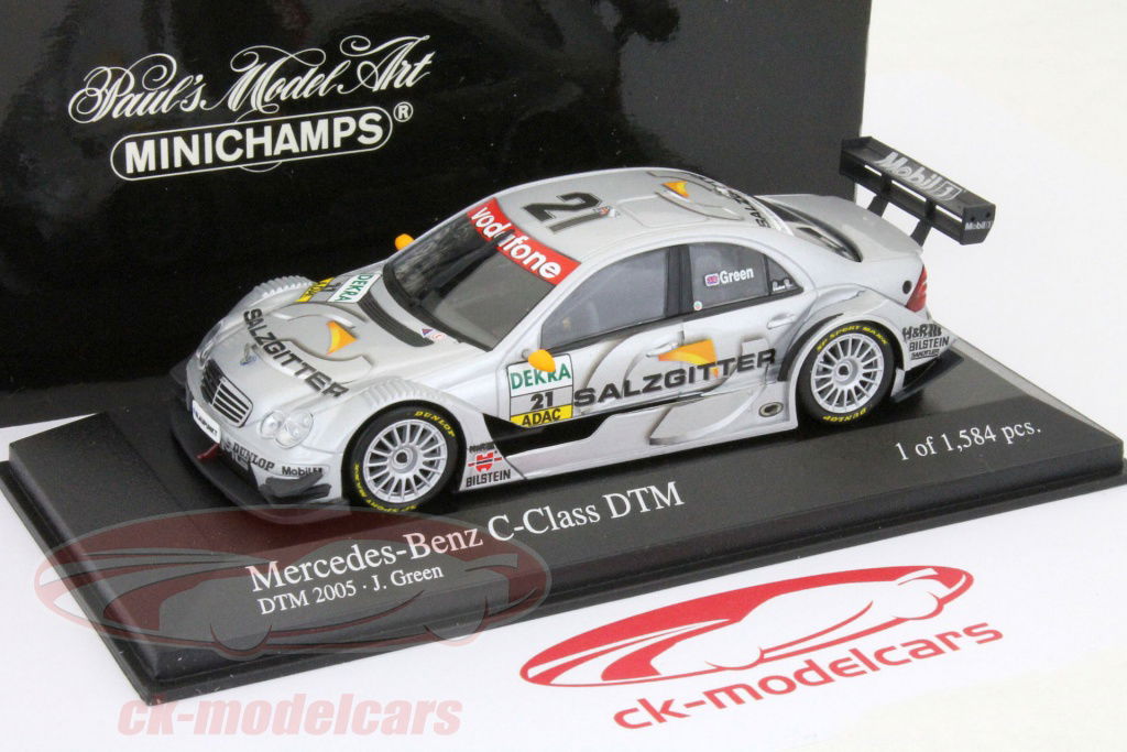 Minichamps 1:43 Mercedes-Benz C-Class # 21 DTM 2005 J. Green
