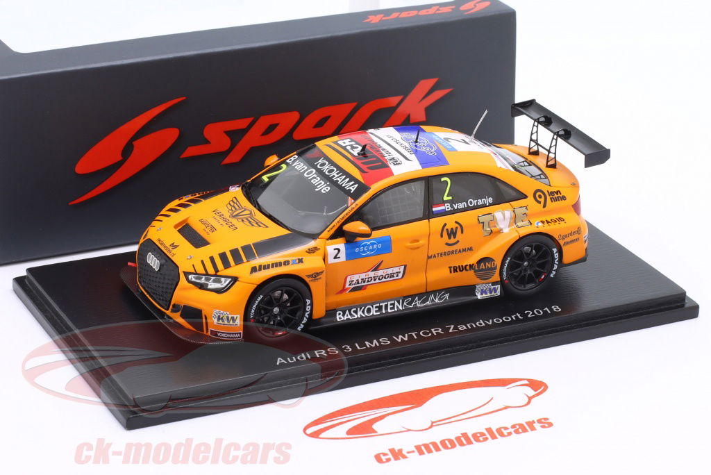 ミニカー　1/43 Audi RS 3 LMS #2 WTCR Zandvoort 2018 Prince Bernhard van Oranje [S8962] Audi Rs 3 Lms #2 Wtcr Zandwoort 2018 Prince Bernhard Van
