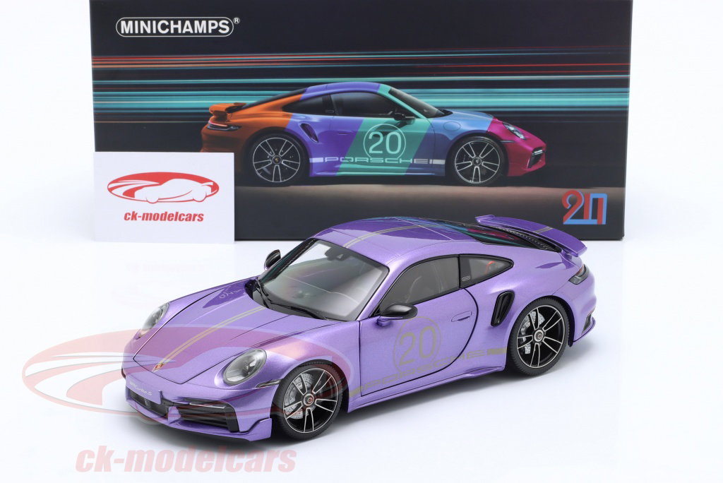 Minichamps 1:18 Porsche 911 (992) Turbo S Coupe Sport Design 2021