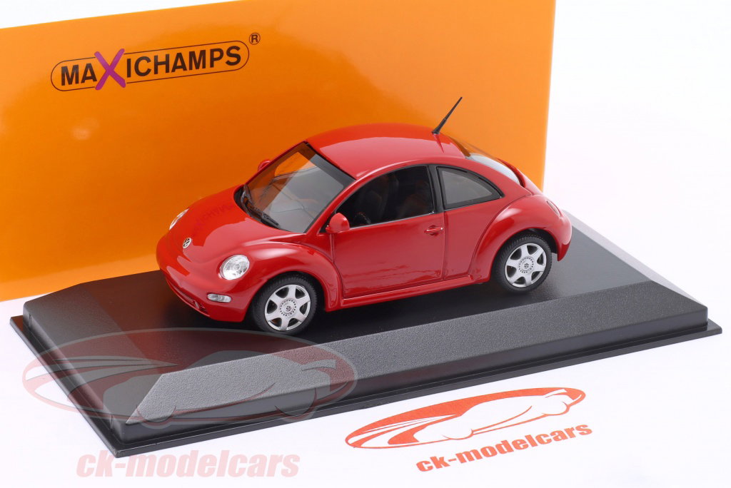 新品未開封品‼️ミニッツVolkswagen New Beetle Minichamps 1:43 Volkswagen VW New Beetle （タイプ 9C) 建設年 1998