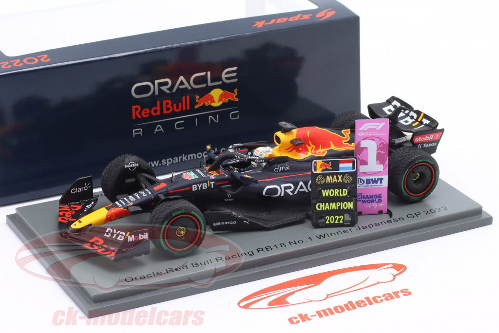 Spark 1:43 M Verstappen Red Bull RB18 #1 Sieger Japan GP formula 1