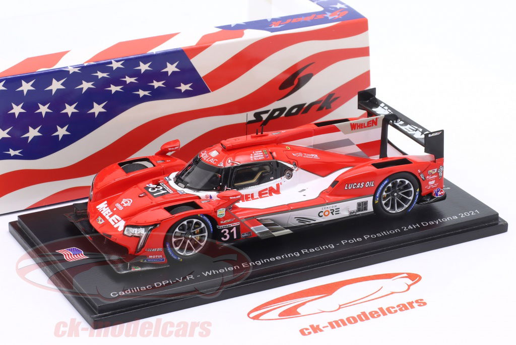ミニカー　1/43 Cadillac DPi-V.R #31 Whelen Engineering Racing - Pole Position - 12H Sebring 2021 F. Nasr - M. Conway - P. Derani [US295] 1/43 Cadillac Dpi-V.R #31 Whelen Engineering Racing - Pole