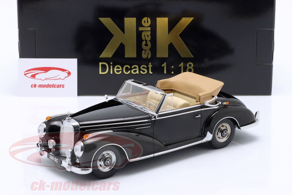 305-111 1/18 メルセデスベンツ C-KLASSE Cabriolet KK-Scale 1:18 Mercedes-Benz 300 SC cabriolet open (W188) Bouwjaar