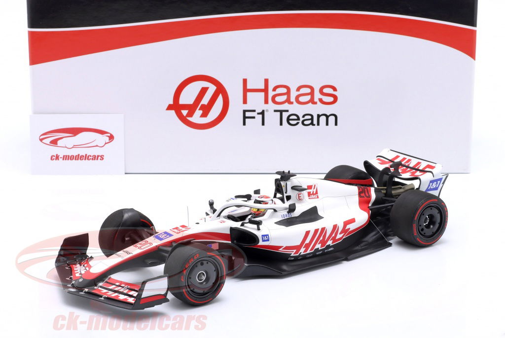 F1 ミニチャンプス1/18 ハース　haas マグネッセン　バーレーン2022 1/18 ミニチャンプス 117220120 ハース F1 チーム VF-22