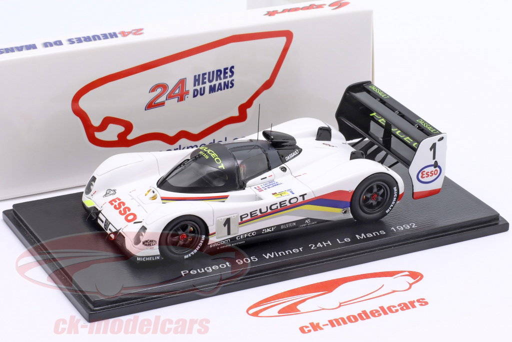 スパークPeugeot 905 n°1 1992 ル・マン優勝モデル 494142.jpg