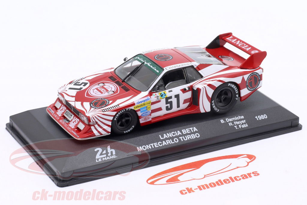Altaya 1:43 Lancia Beta Monte Carlo Turbo #51 24h LeMans 1980