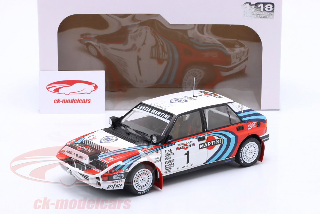 Solido 1:18 Lancia Delta Integrale 16V #1 3rd Safari Rallye 1991